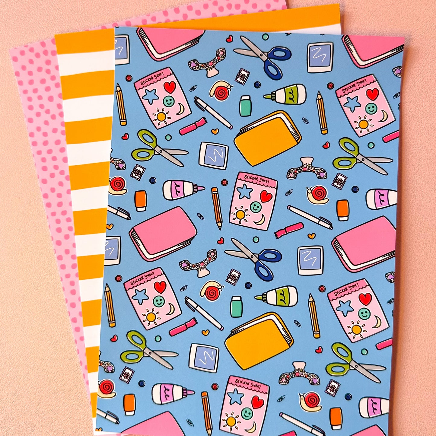 journal themed pattern papers