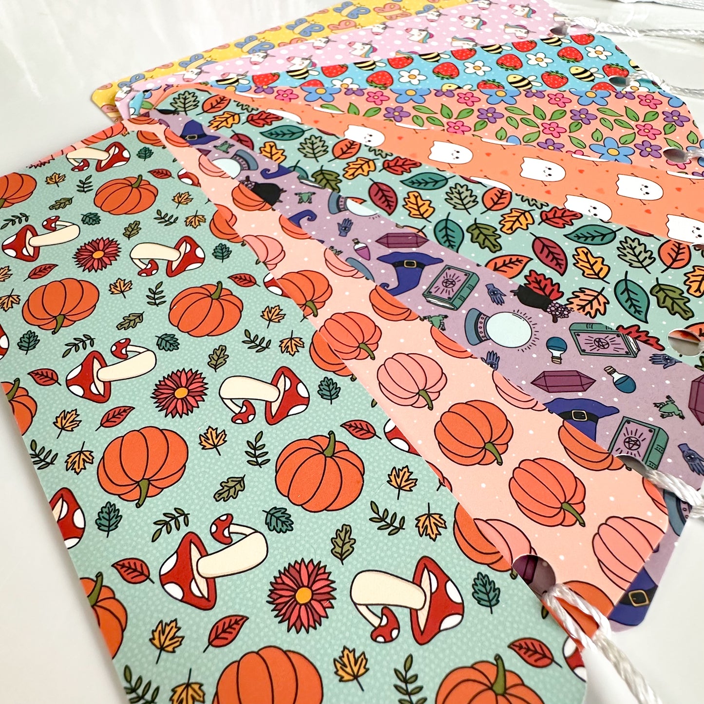 autumn bookmarks