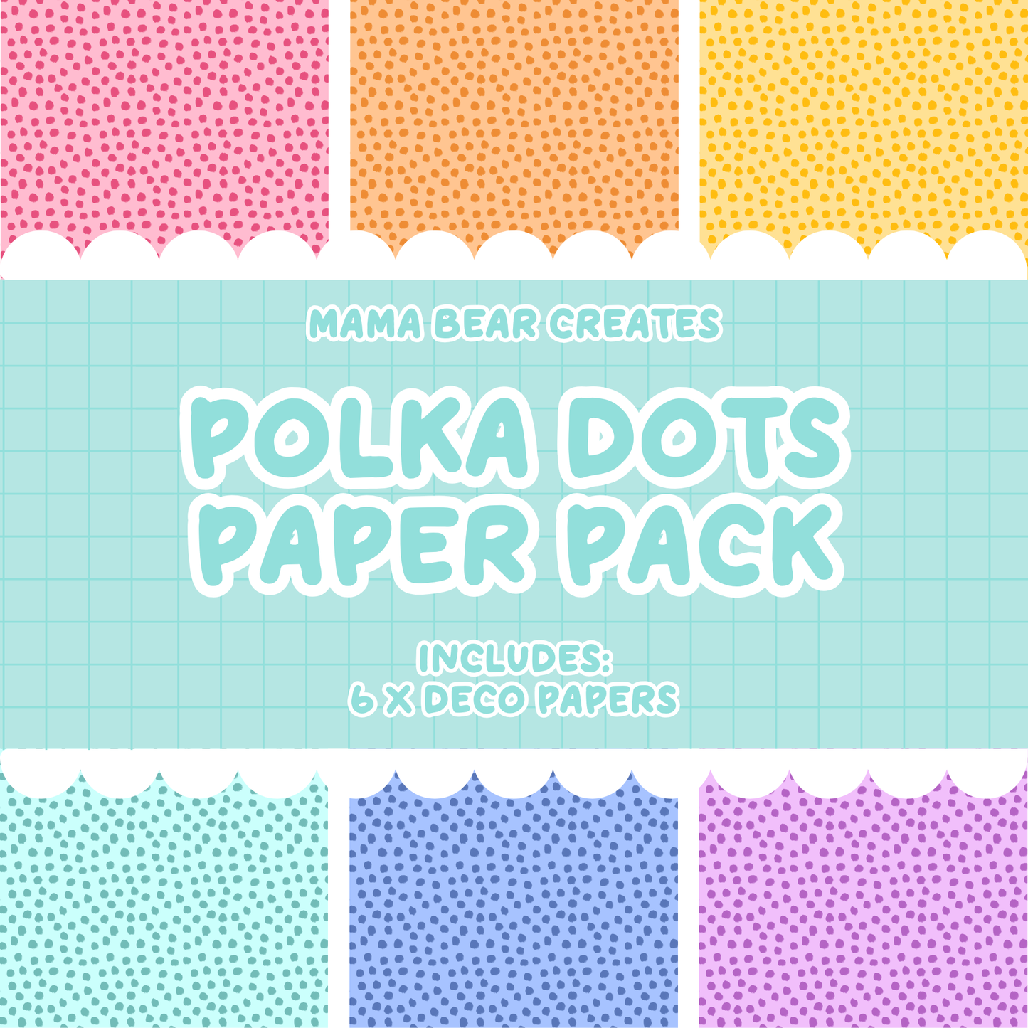 Polka Dot Paper Pack