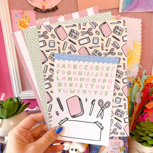 National Planner Day Mini Journal Kit