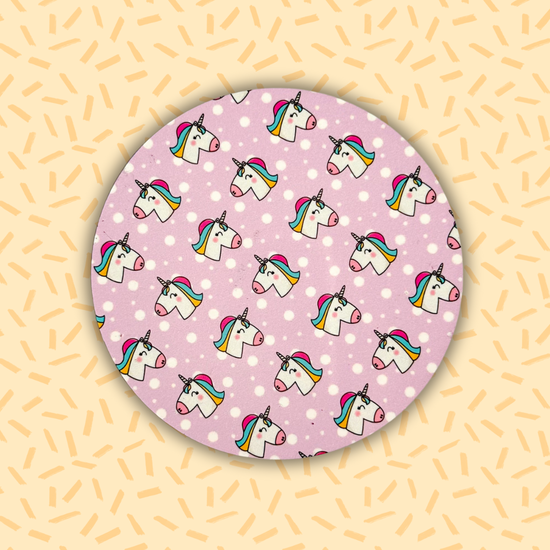 Unicorn Pop Coaster