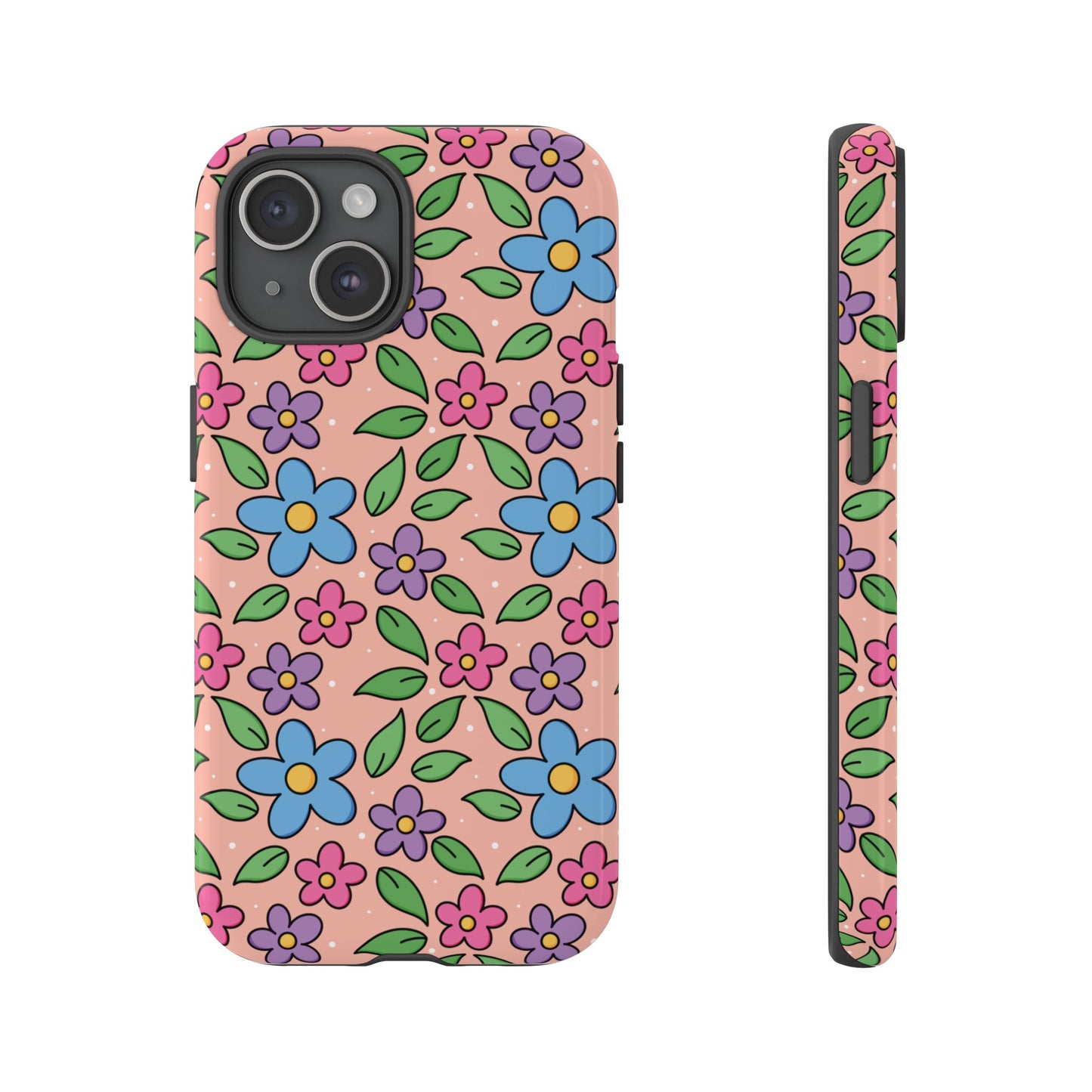 Peachy Floral Phone Case