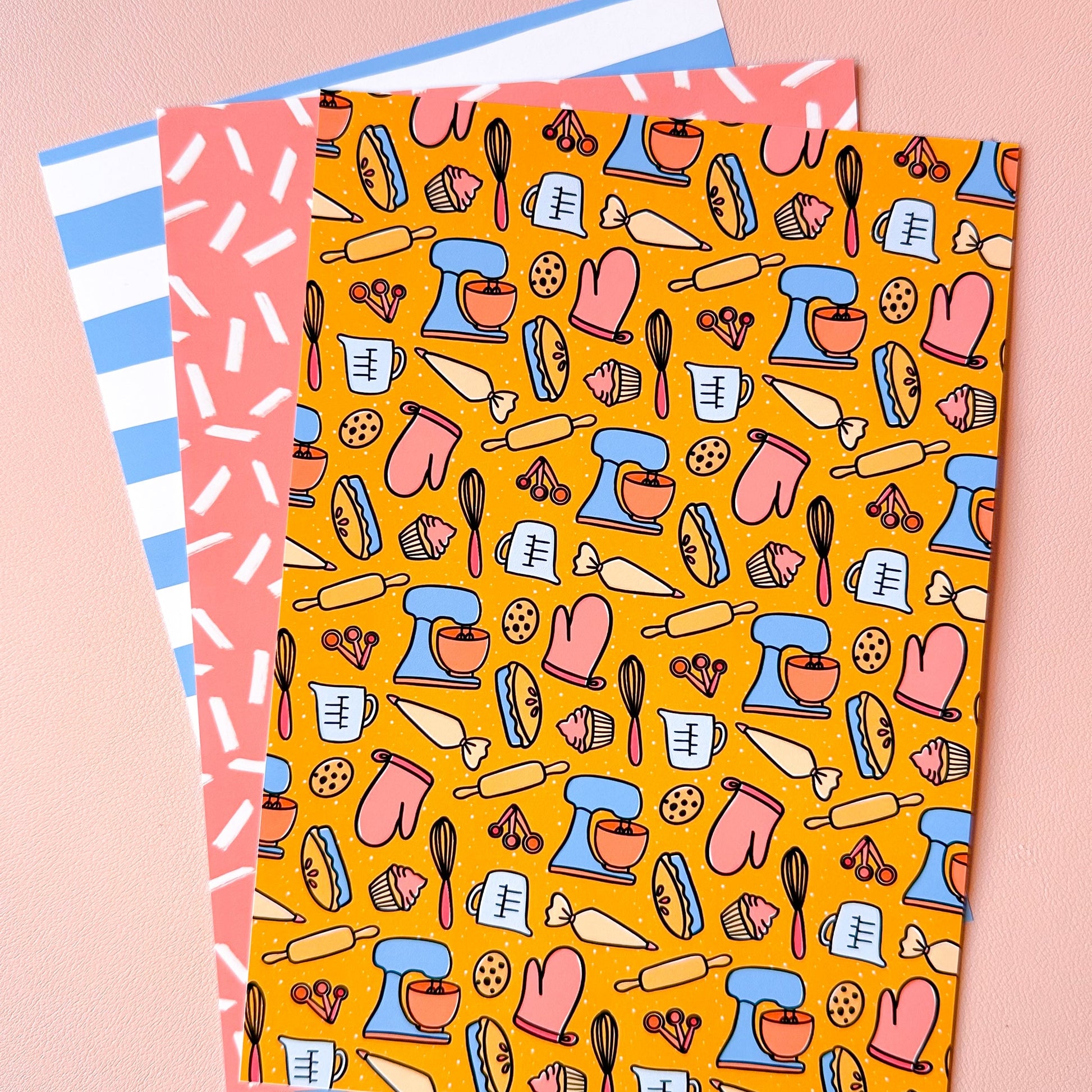 BAKING THEMED PATTERN PAPER
