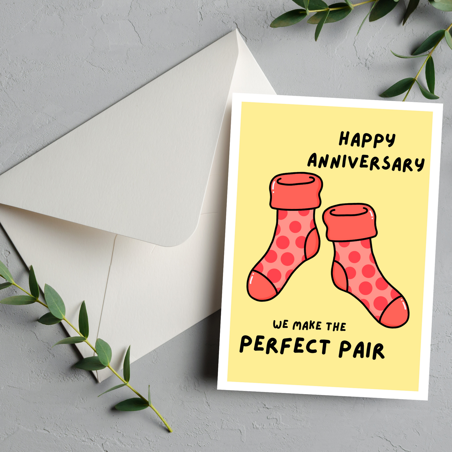 Perfect Pair Anniversary Card