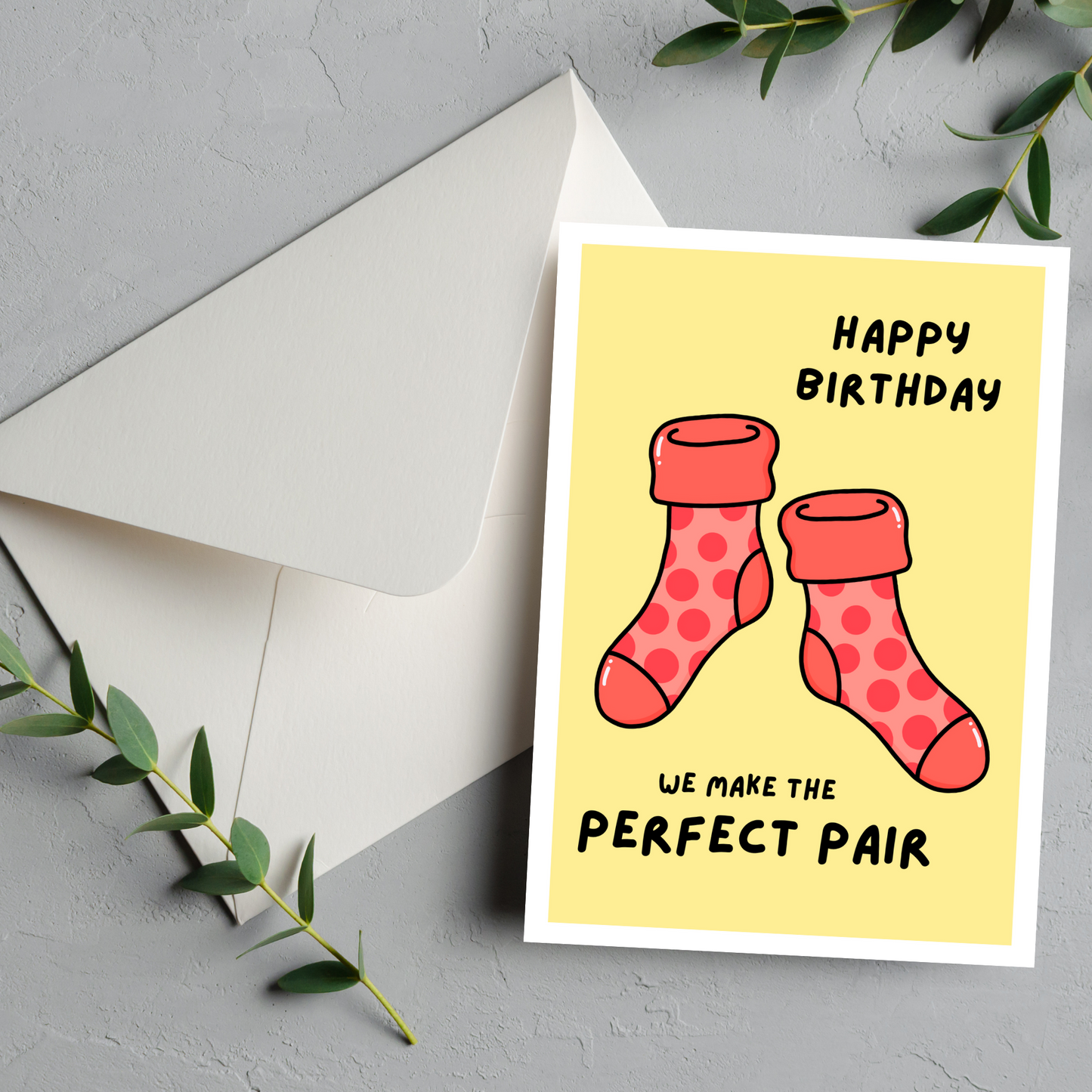 Perfect Pair Birthday Card