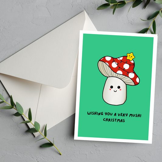 Christmas Mushi Card