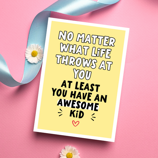 Awesome Kid Mother's Day Card