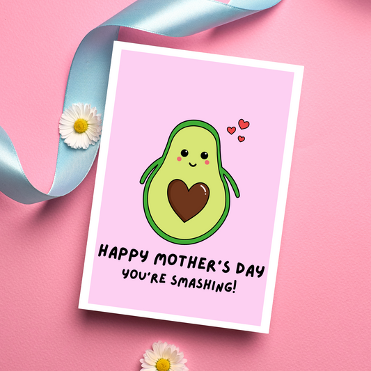 Avocado Mother's Day Card