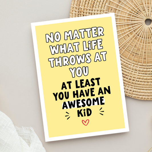 Awesome Kid Father's Day Card