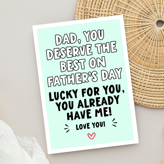 The Best Father's Day Card