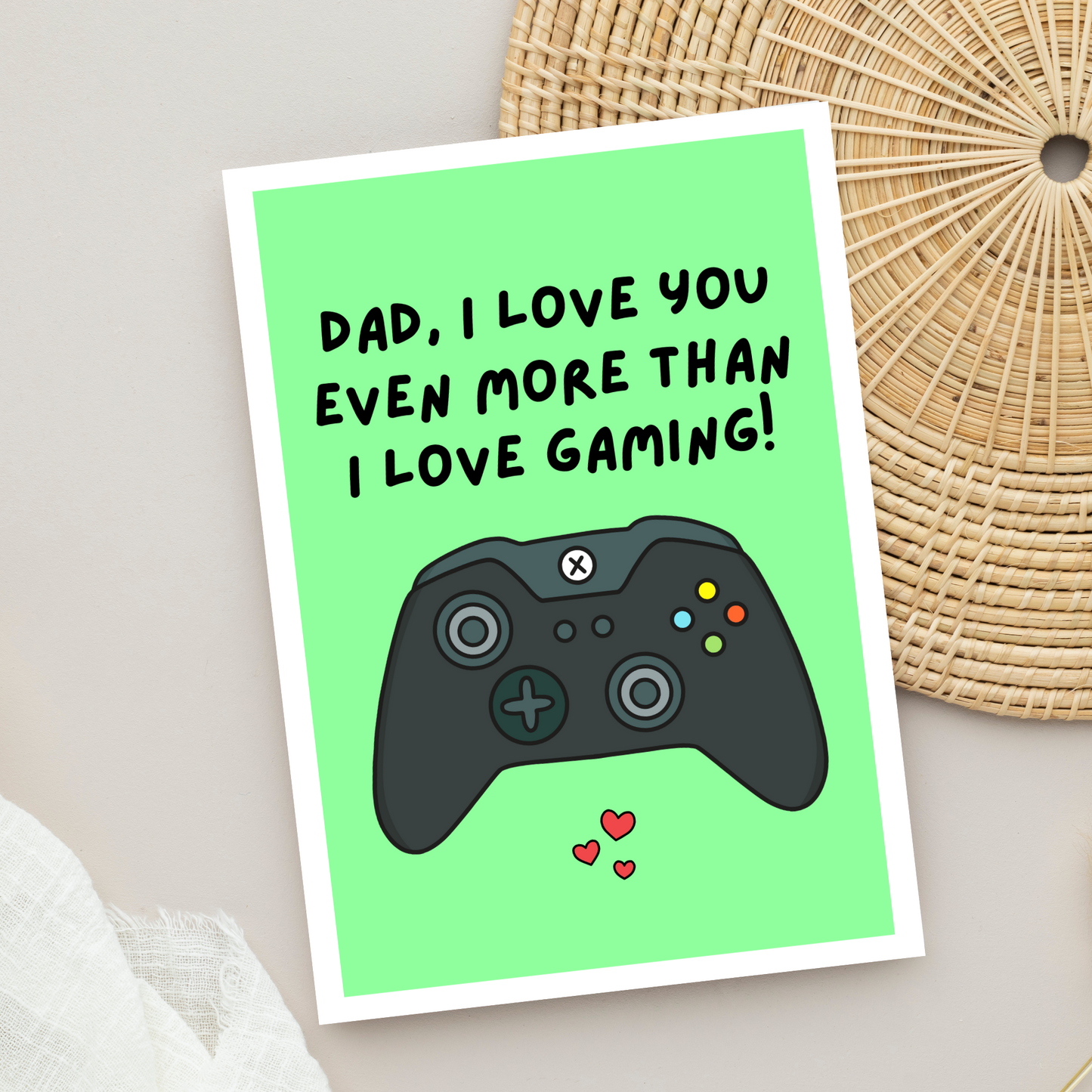 Gamer Father's Day Card