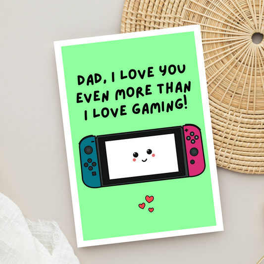 Gamer Father's Day Card