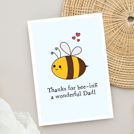 Bee Father's Day Card