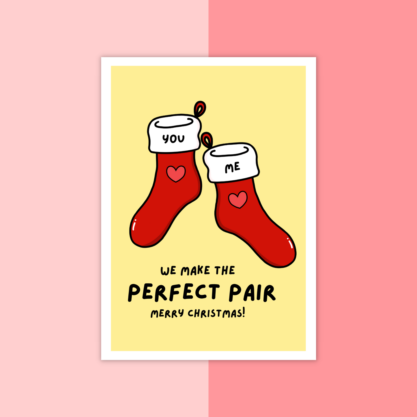 Perfect Pair Christmas Card