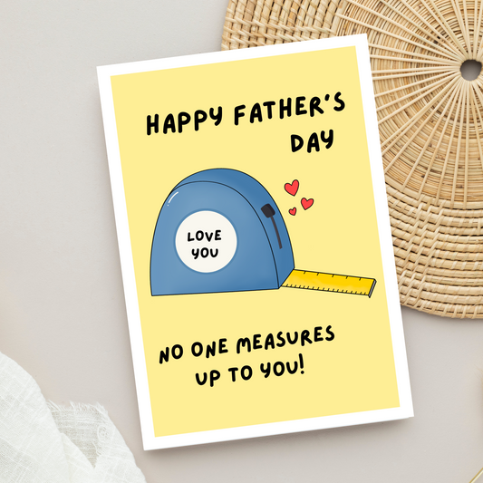 Measure Father's Day Card