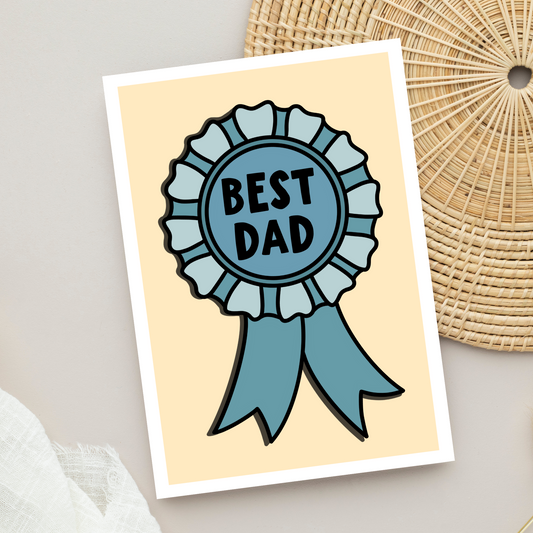 Best Dad Award Father's Day Card