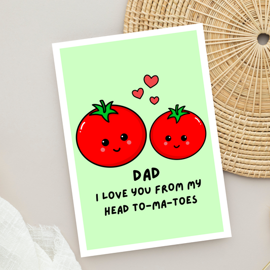 Tomatoes Father's Day Card