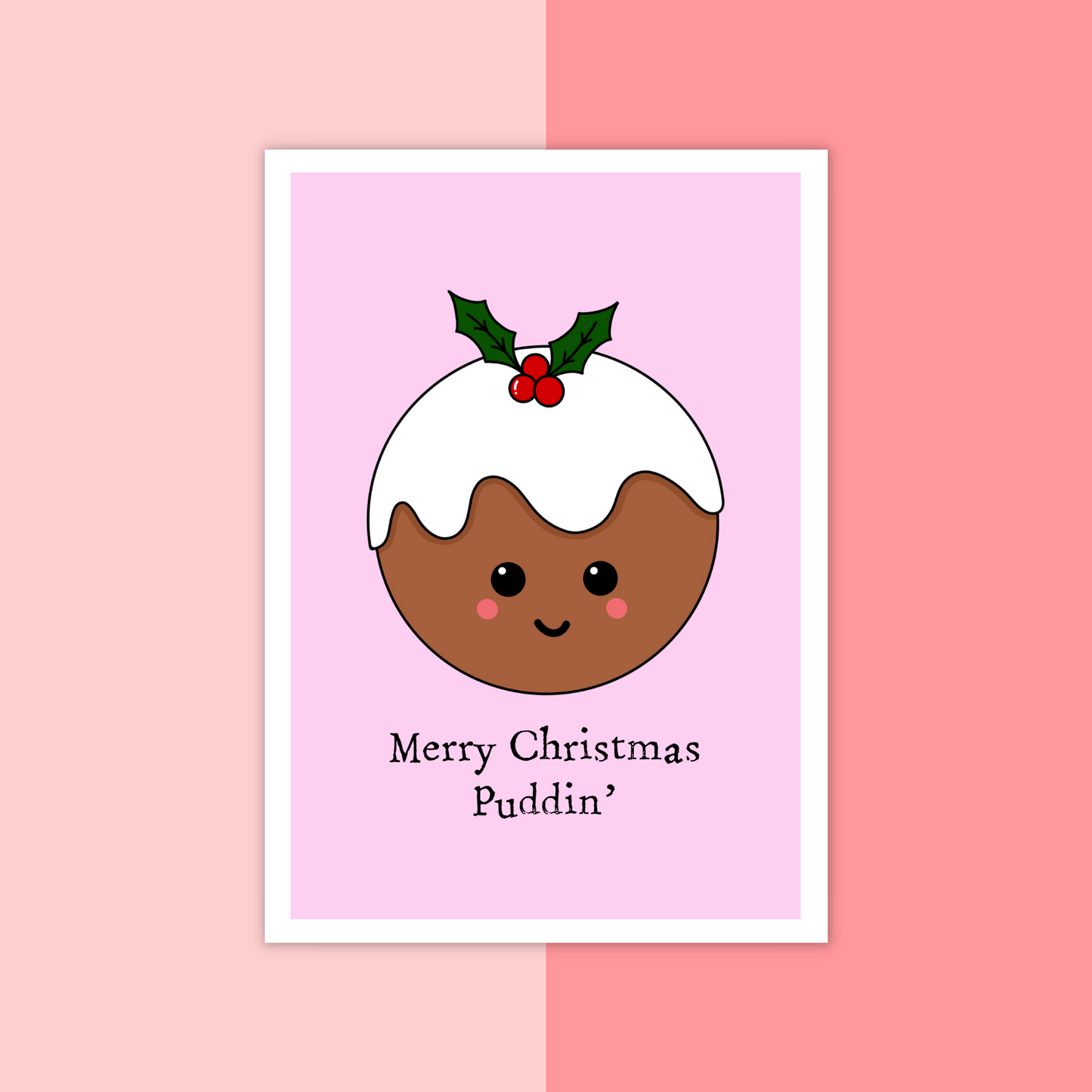 Christmas Pudding Card