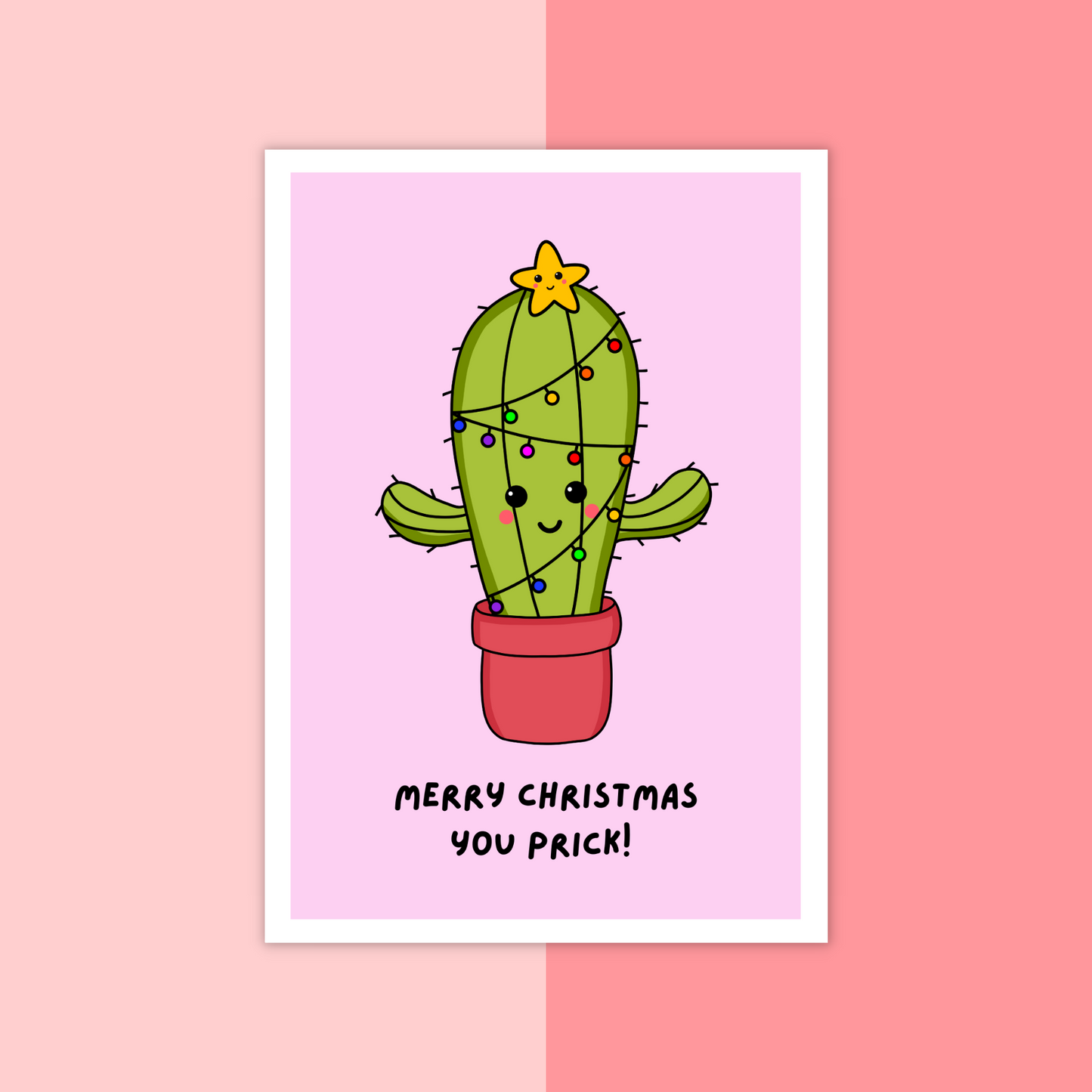 Christmas Cactus Card