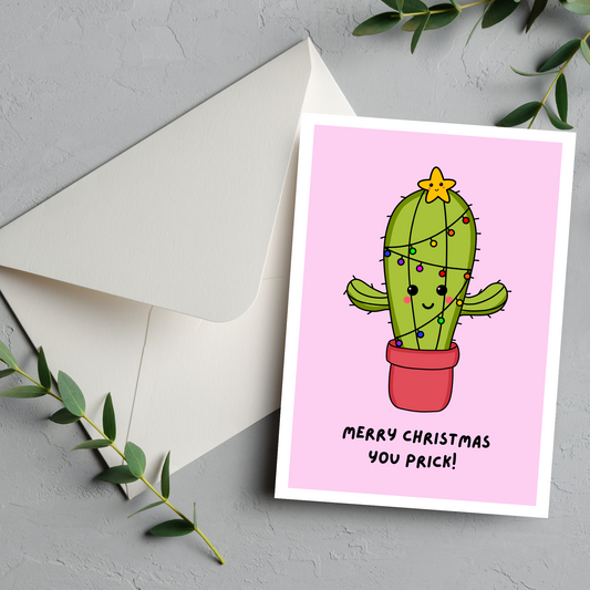 Christmas Cactus Card