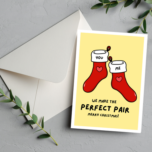 Perfect Pair Christmas Card