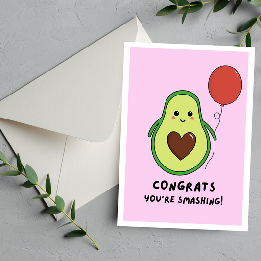 Avocado Congratulations Card