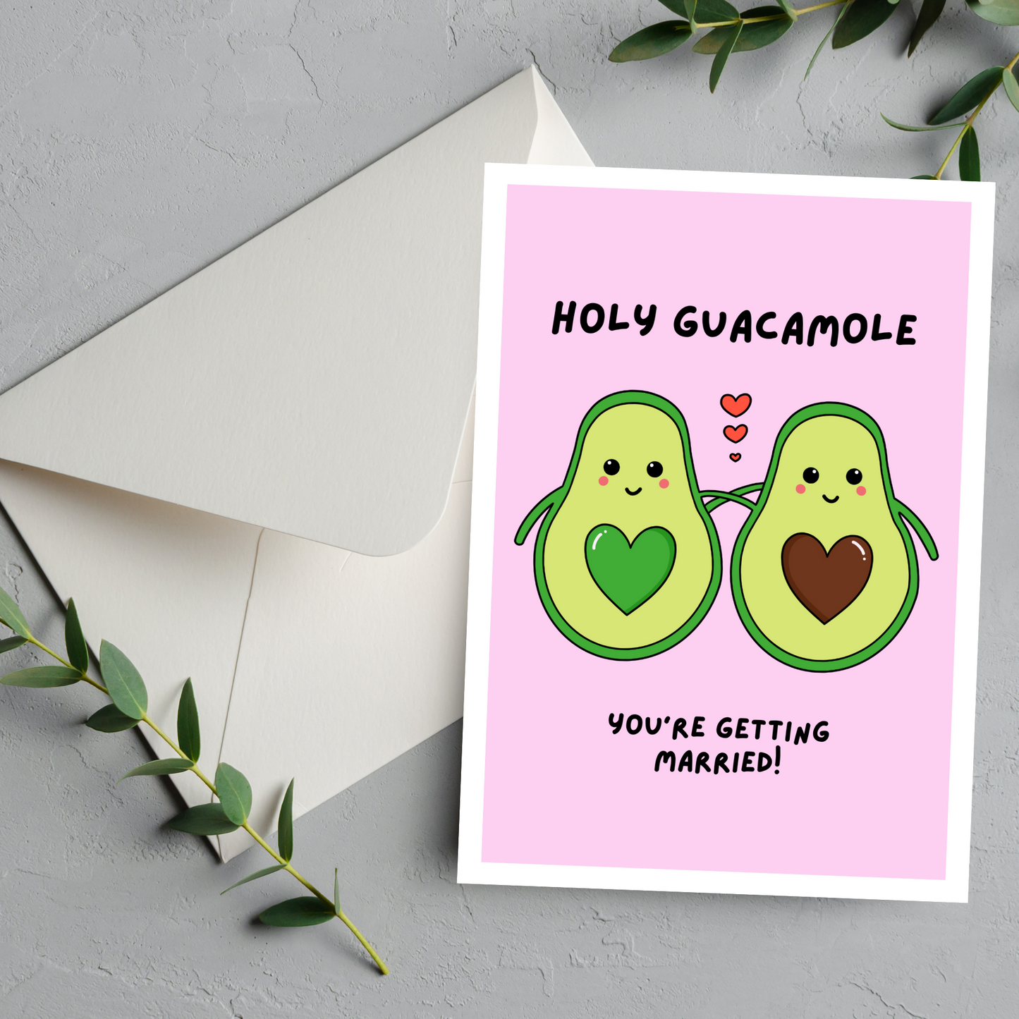 Avocado Engagement Card