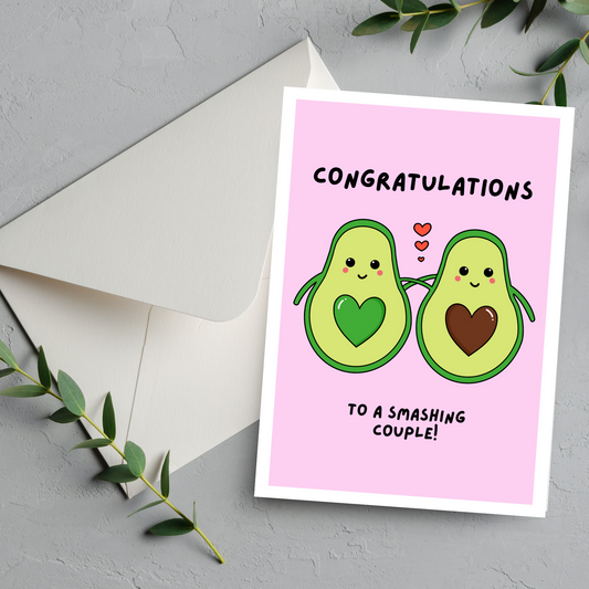 Avocado Wedding Card