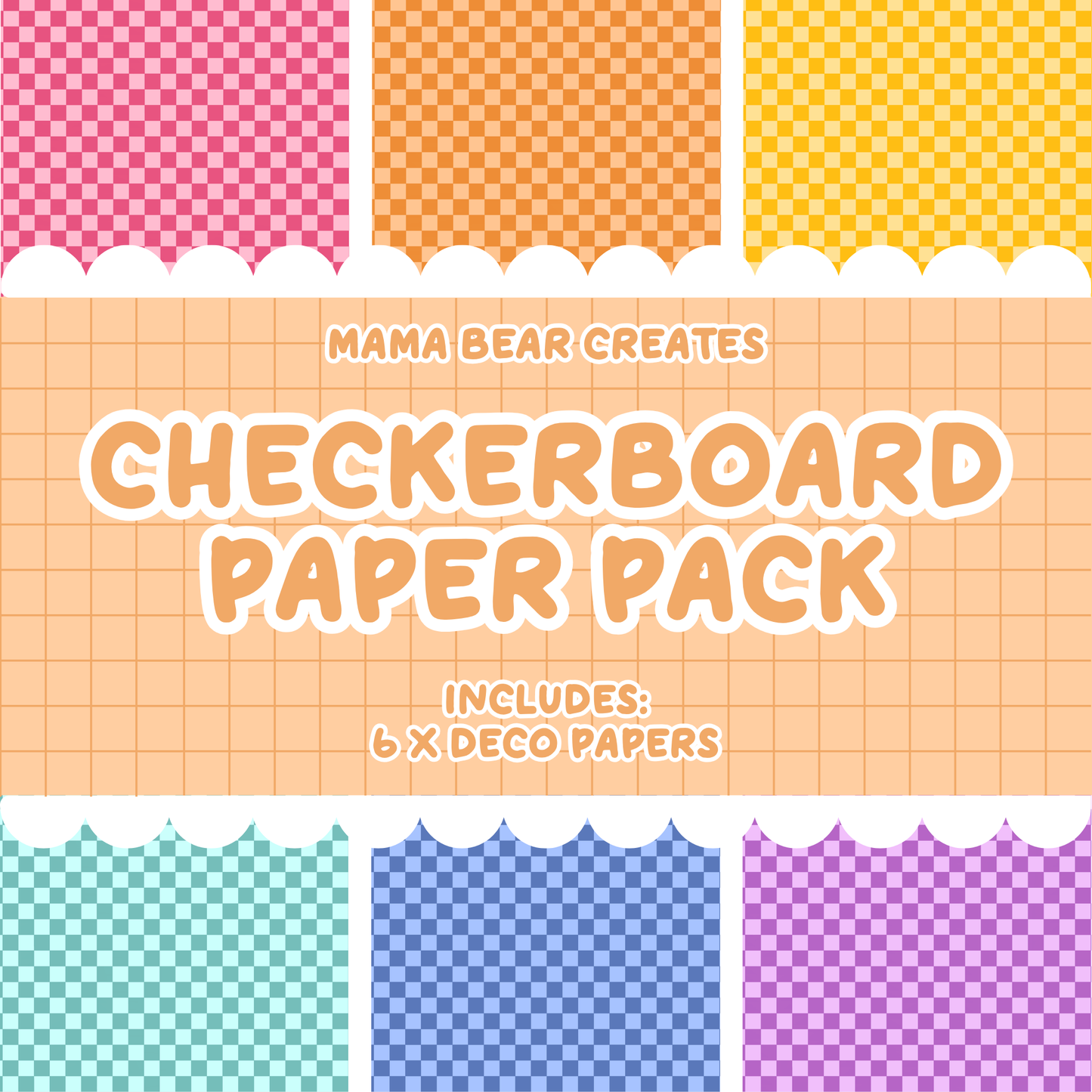 Checkerboard Paper Pack