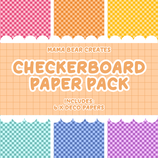 Checkerboard Paper Pack