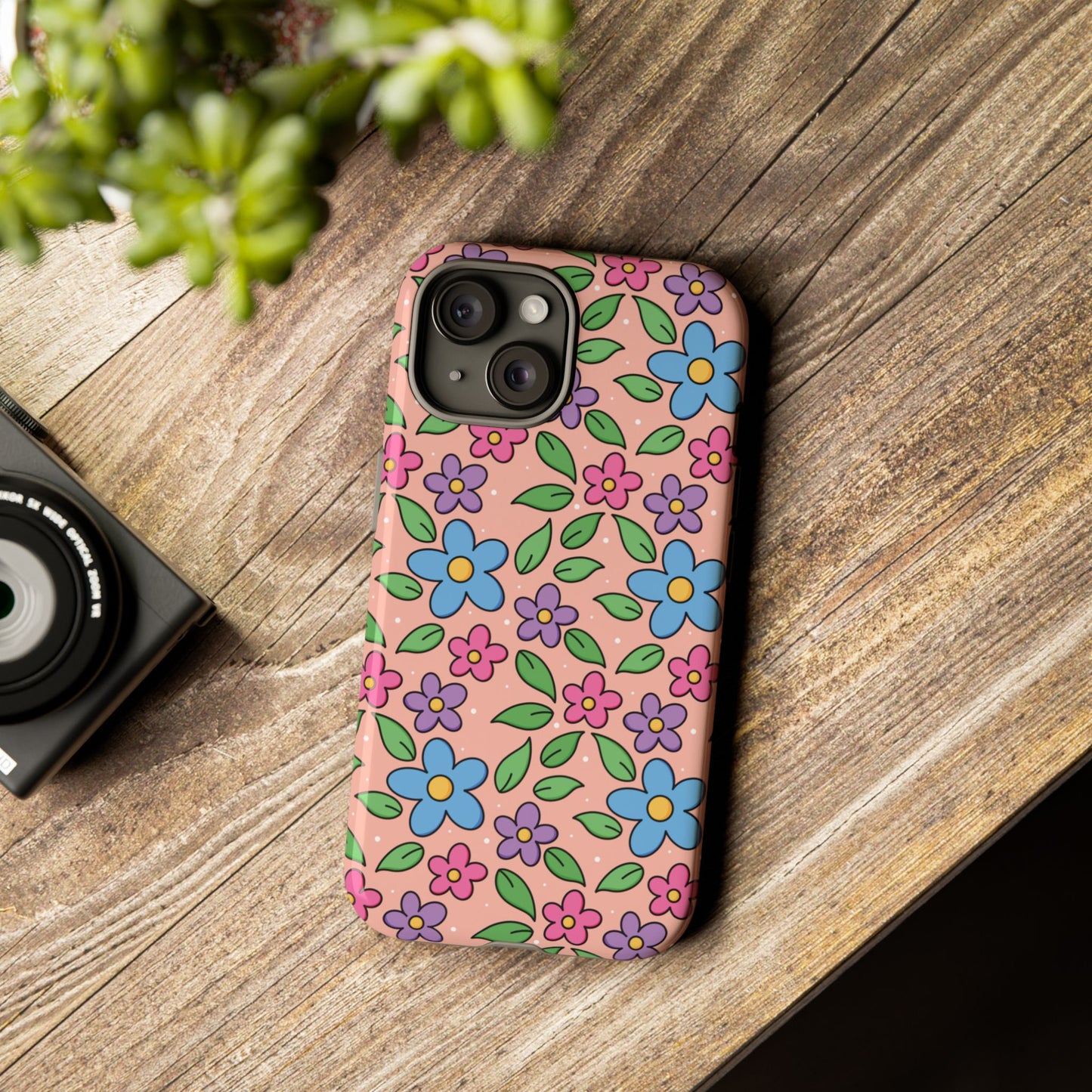 Peachy Floral Phone Case