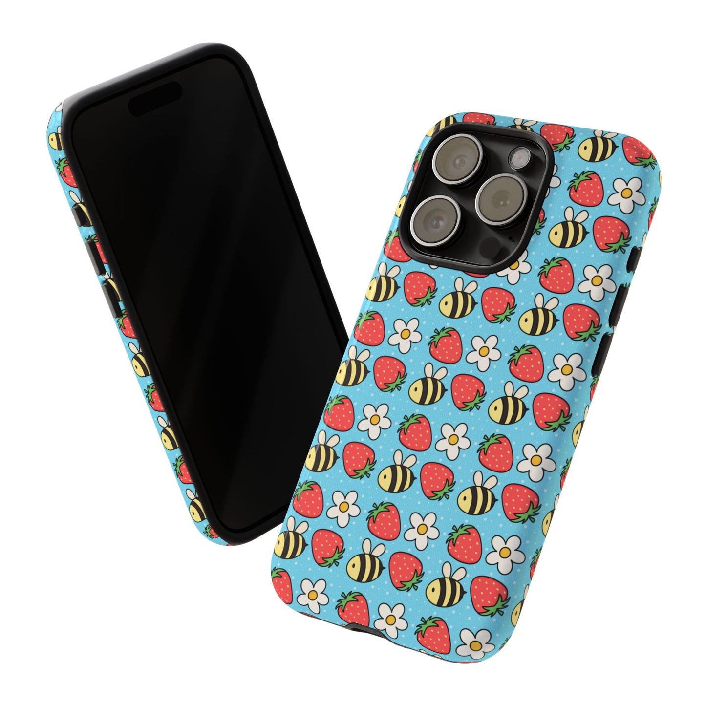 Strawbee Daisies Phone Case - Blue