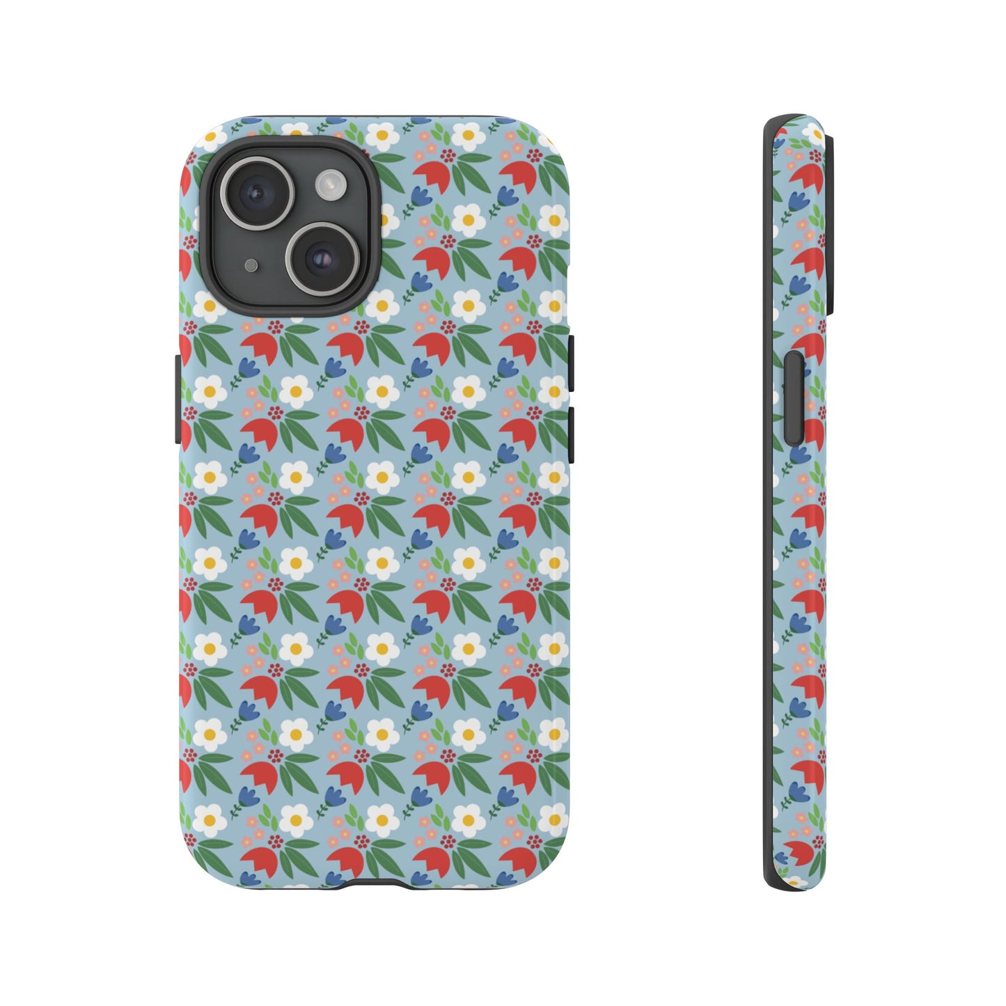 Blue Floral Phone Case