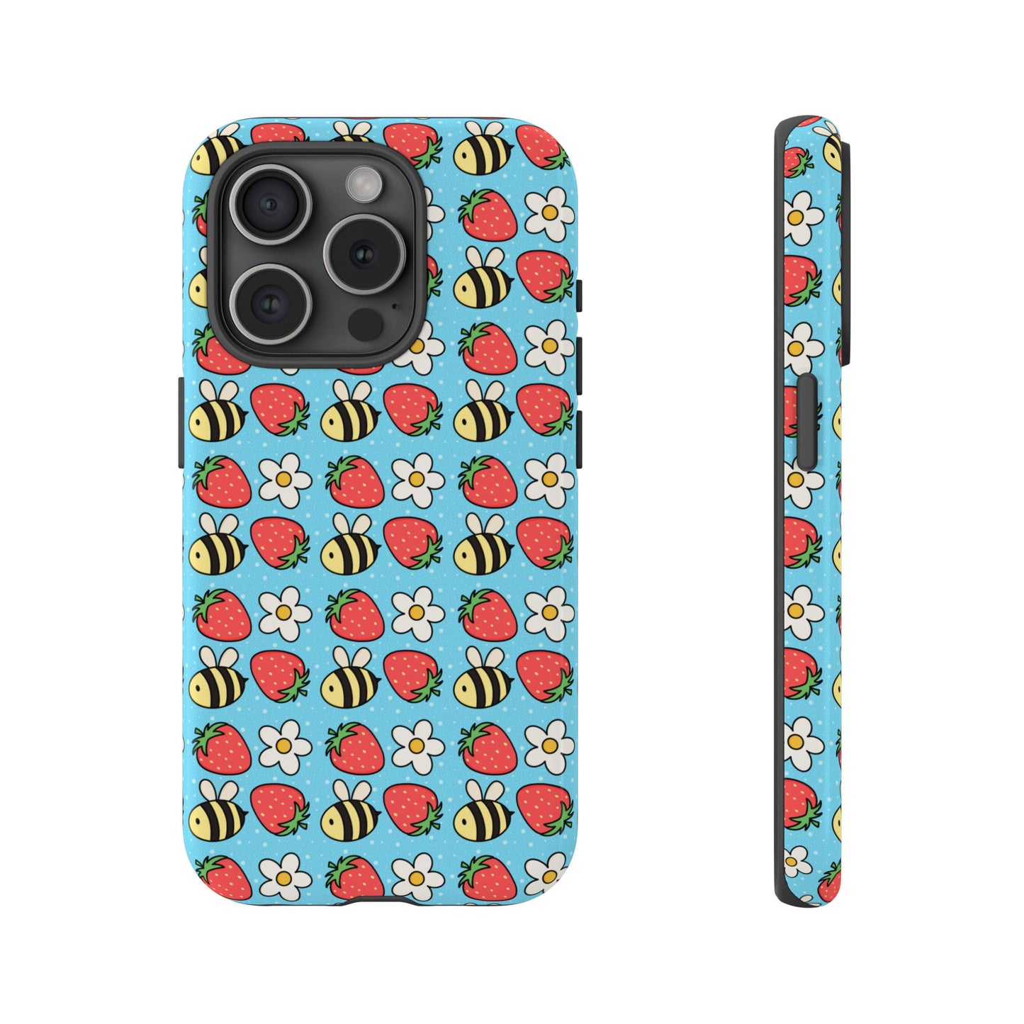 Strawbee Daisies Phone Case - Blue