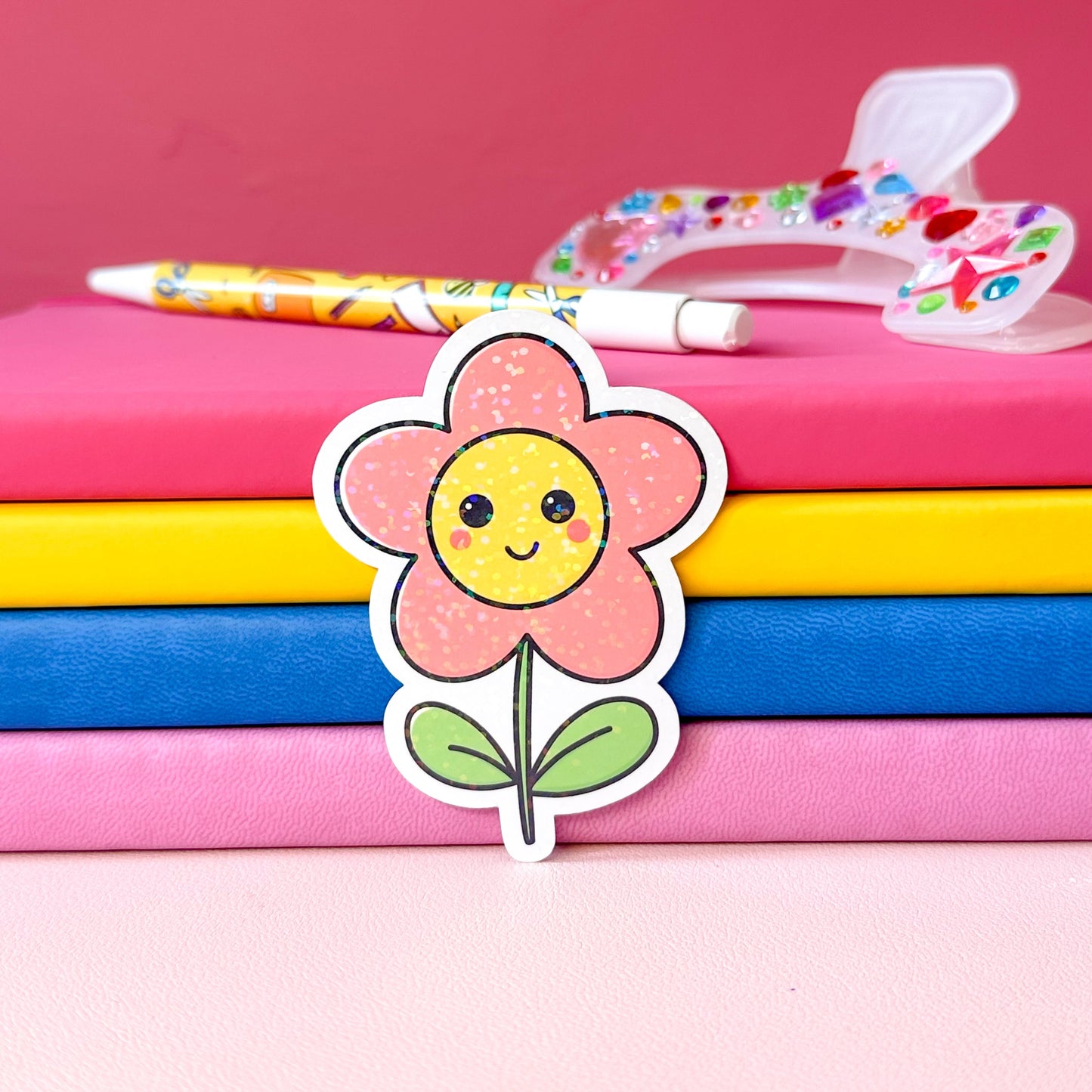 HAPPY FLOWER STICKER