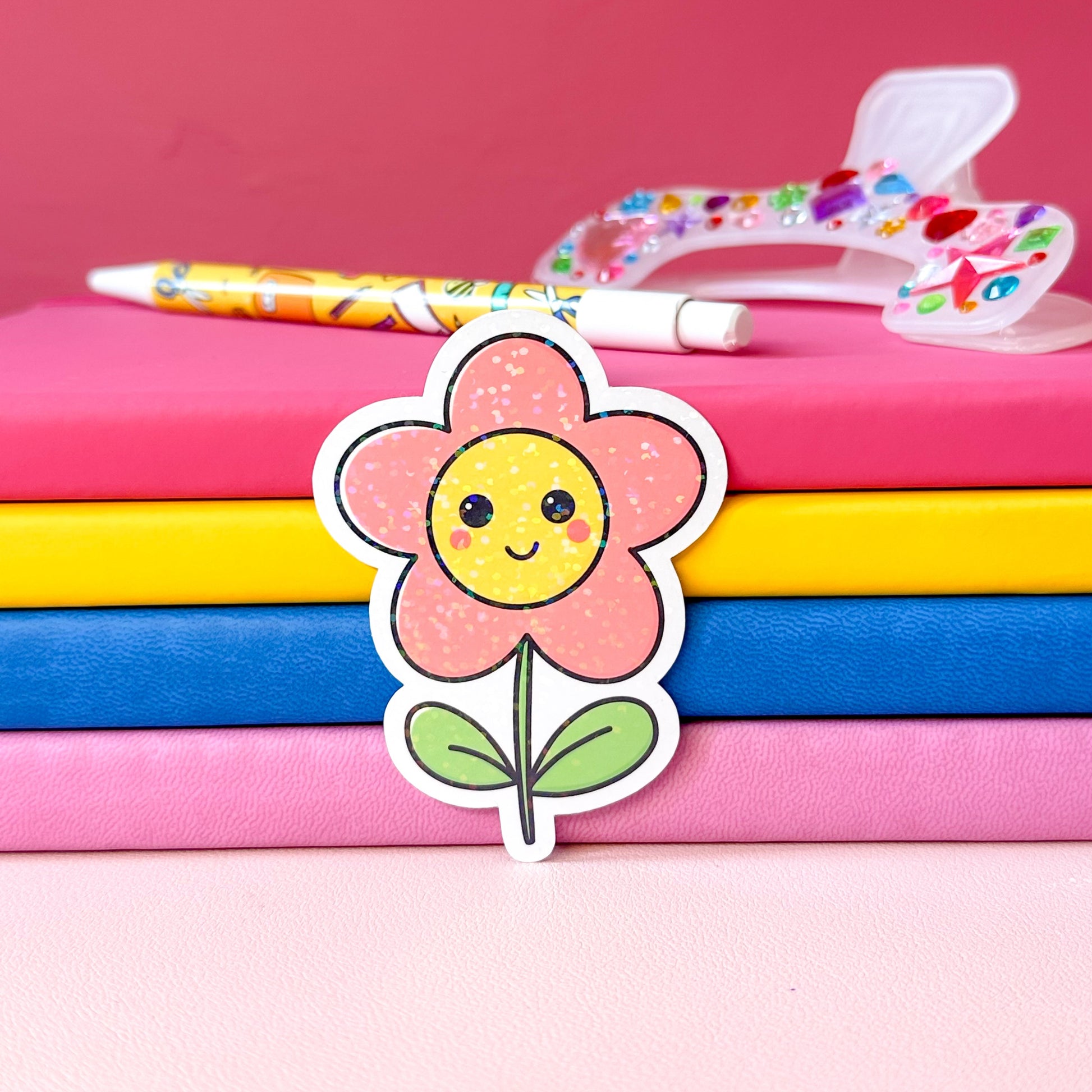 HAPPY FLOWER STICKER