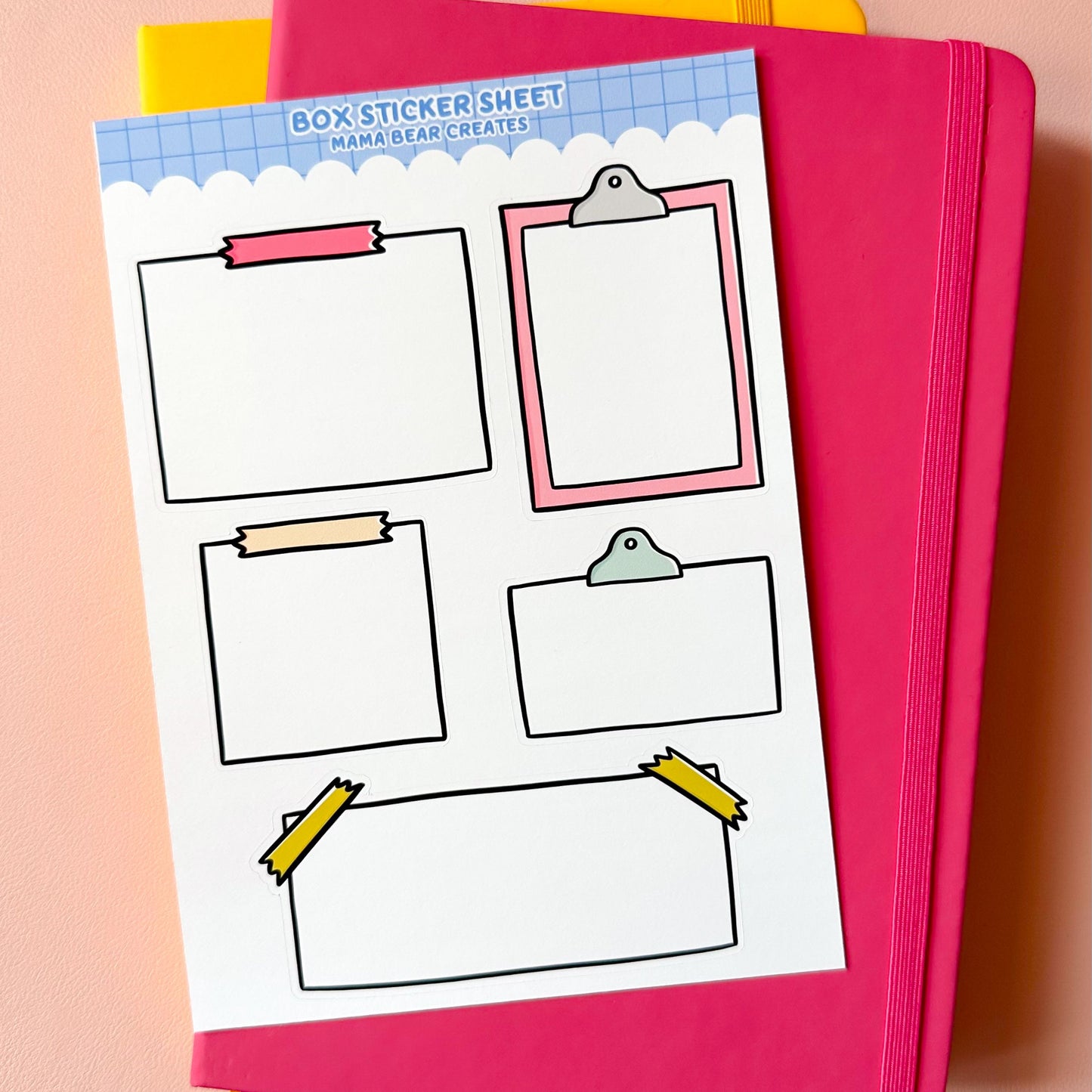 BOX STICKER SHEET