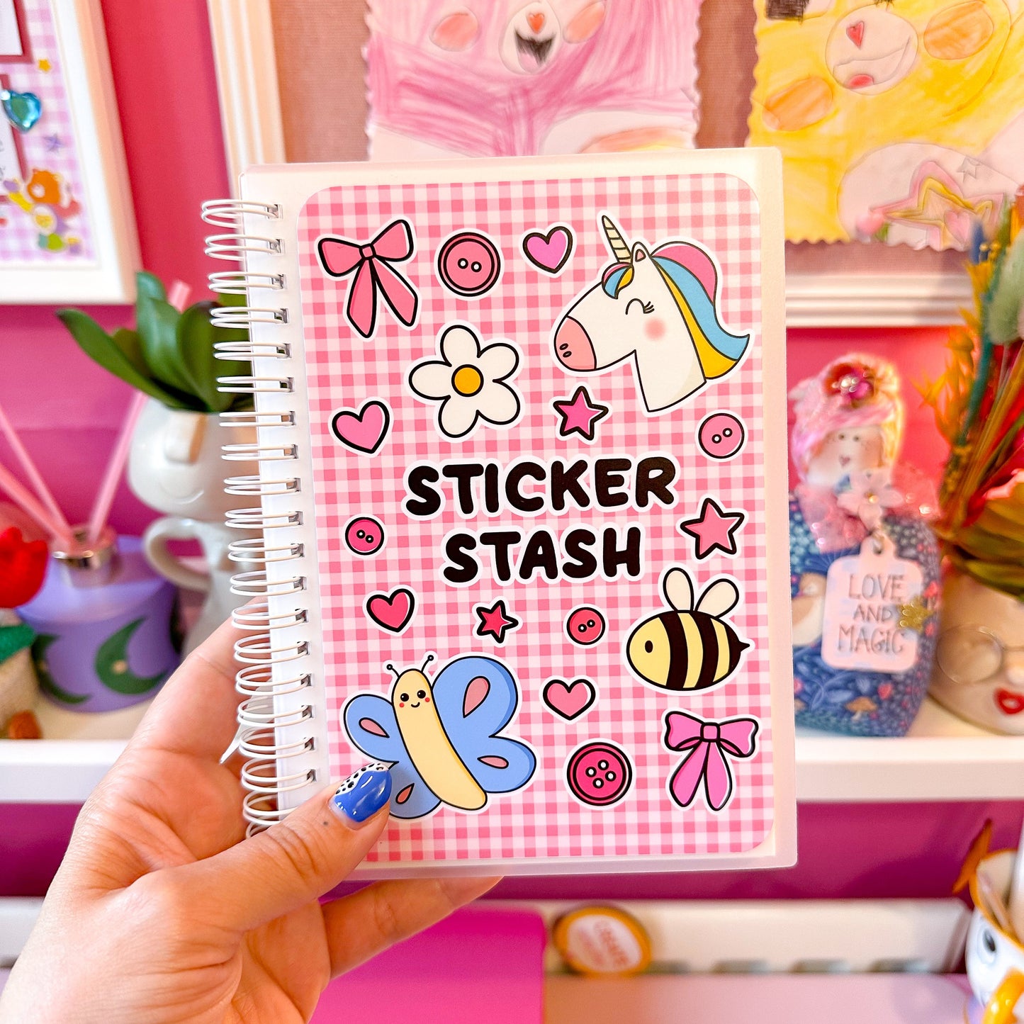 Sticker Stash Reusable Sticker Book