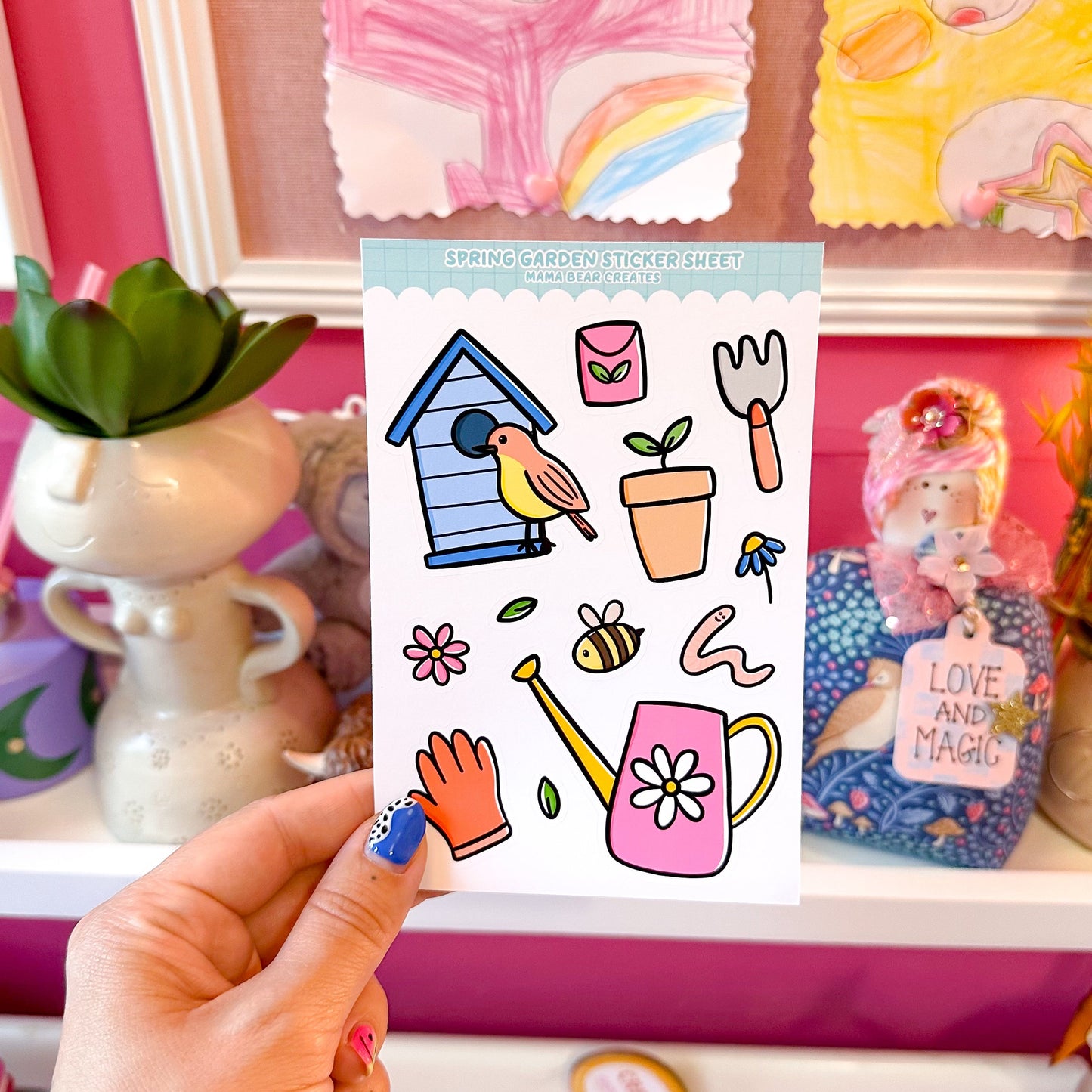 Spring Garden Sticker Sheet