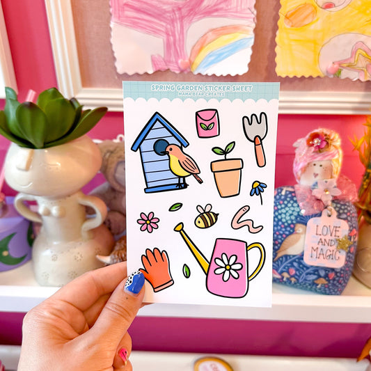 Spring Garden Sticker Sheet