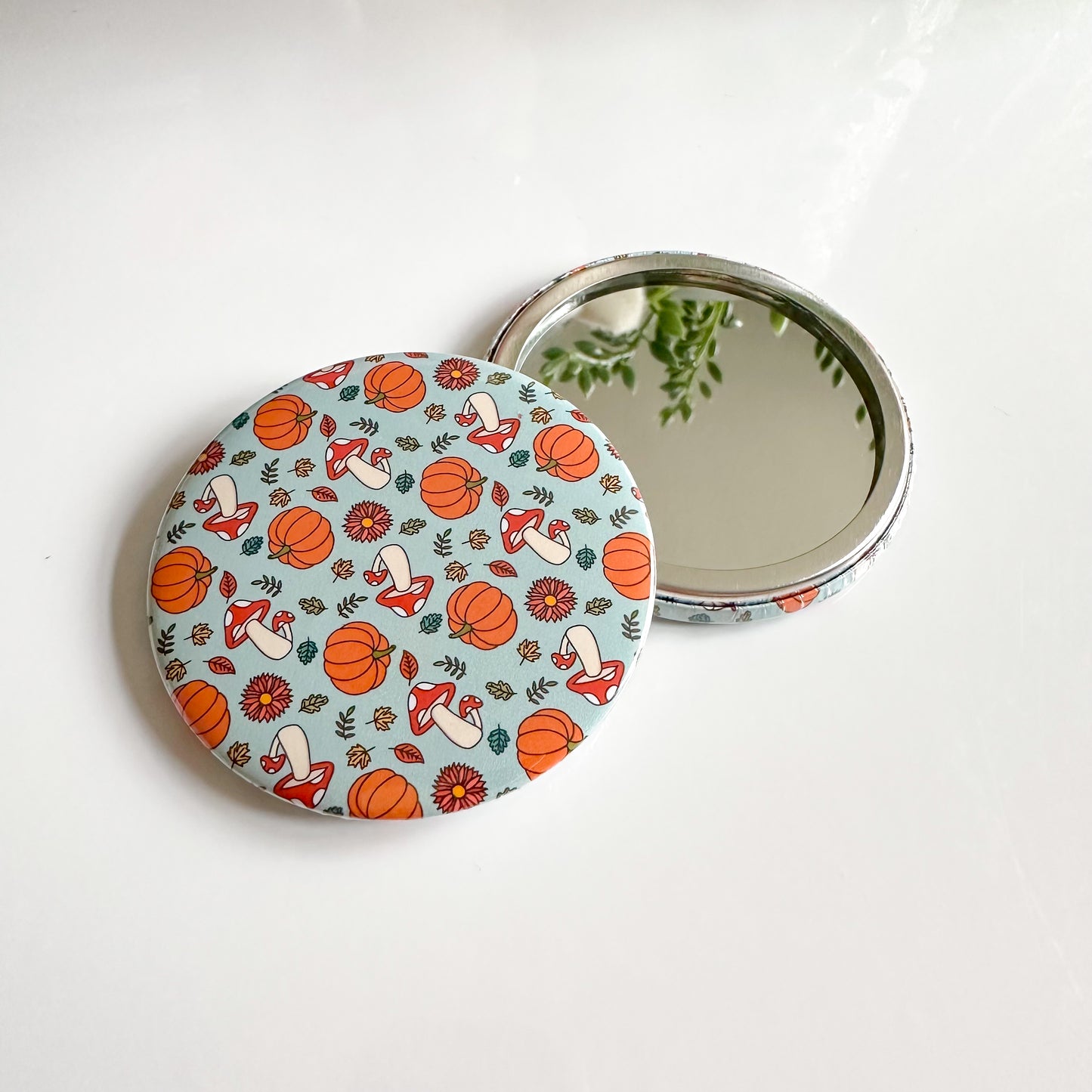 Autumn Wishes Pocket Mirror