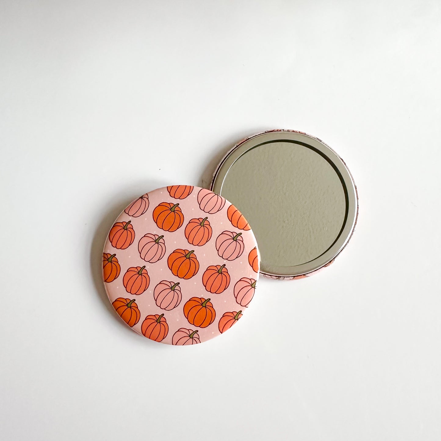 Peachy Pumpkins Pocket Mirror