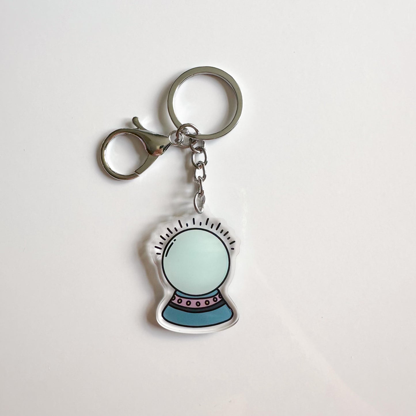 Crystal Ball Keyring