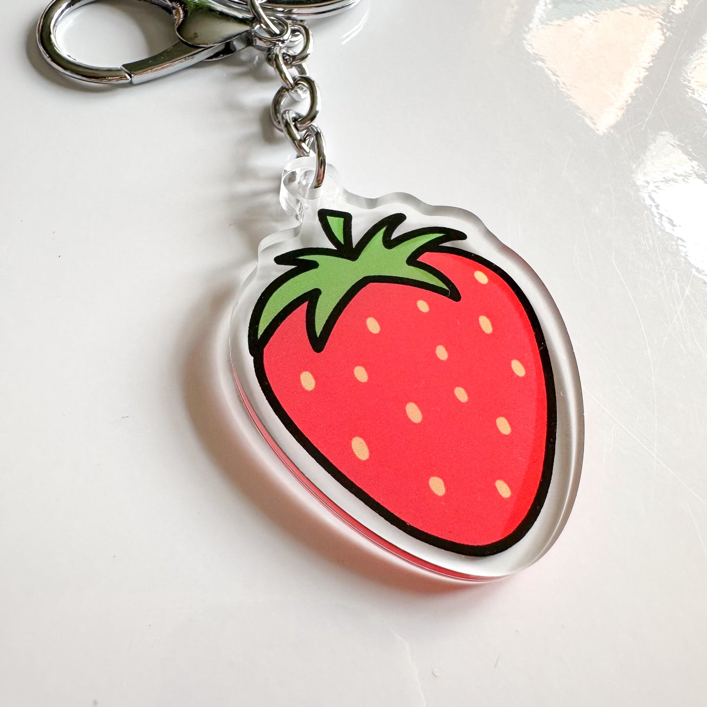 Strawberry Keyring