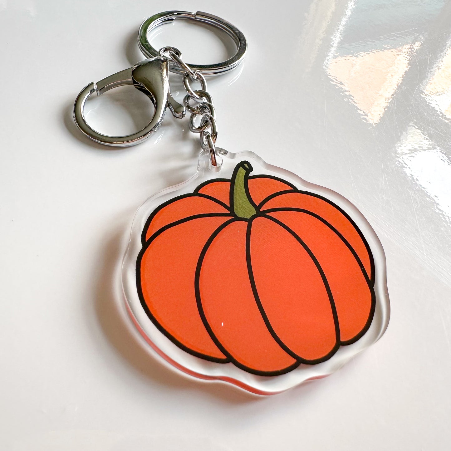 Pumpkin Keyring