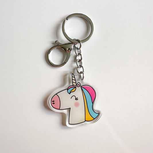 Unicorn Keyring