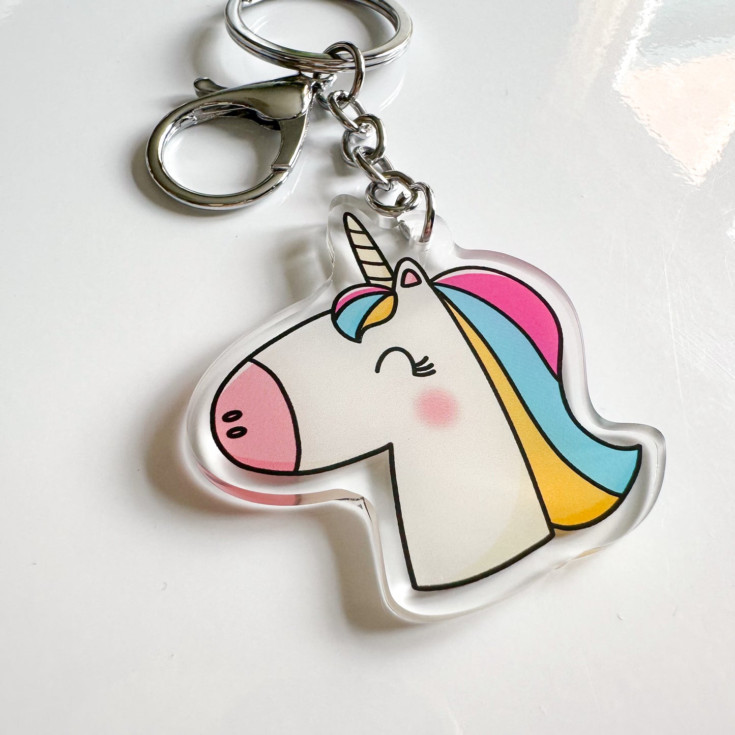 Unicorn Keyring