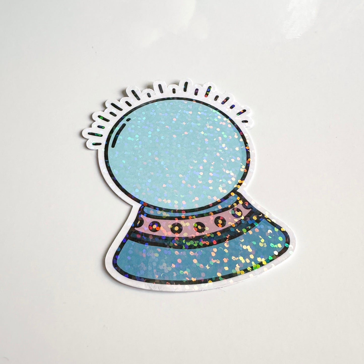 Crystal Ball Vinyl Die Cut Sticker