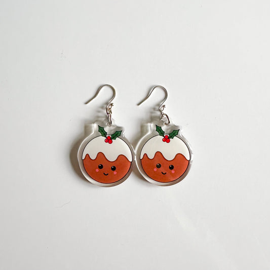 Christmas Pudding Earrings