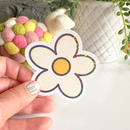 Daisy Vinyl Die Cut Sticker